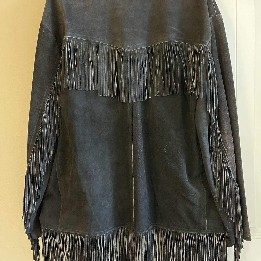 Ben Kalton Vintage Fringe Coat Men XXL